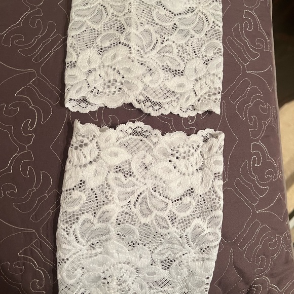 Lace Leg Garters White - NWOT - never worn - Picture 2 of 6